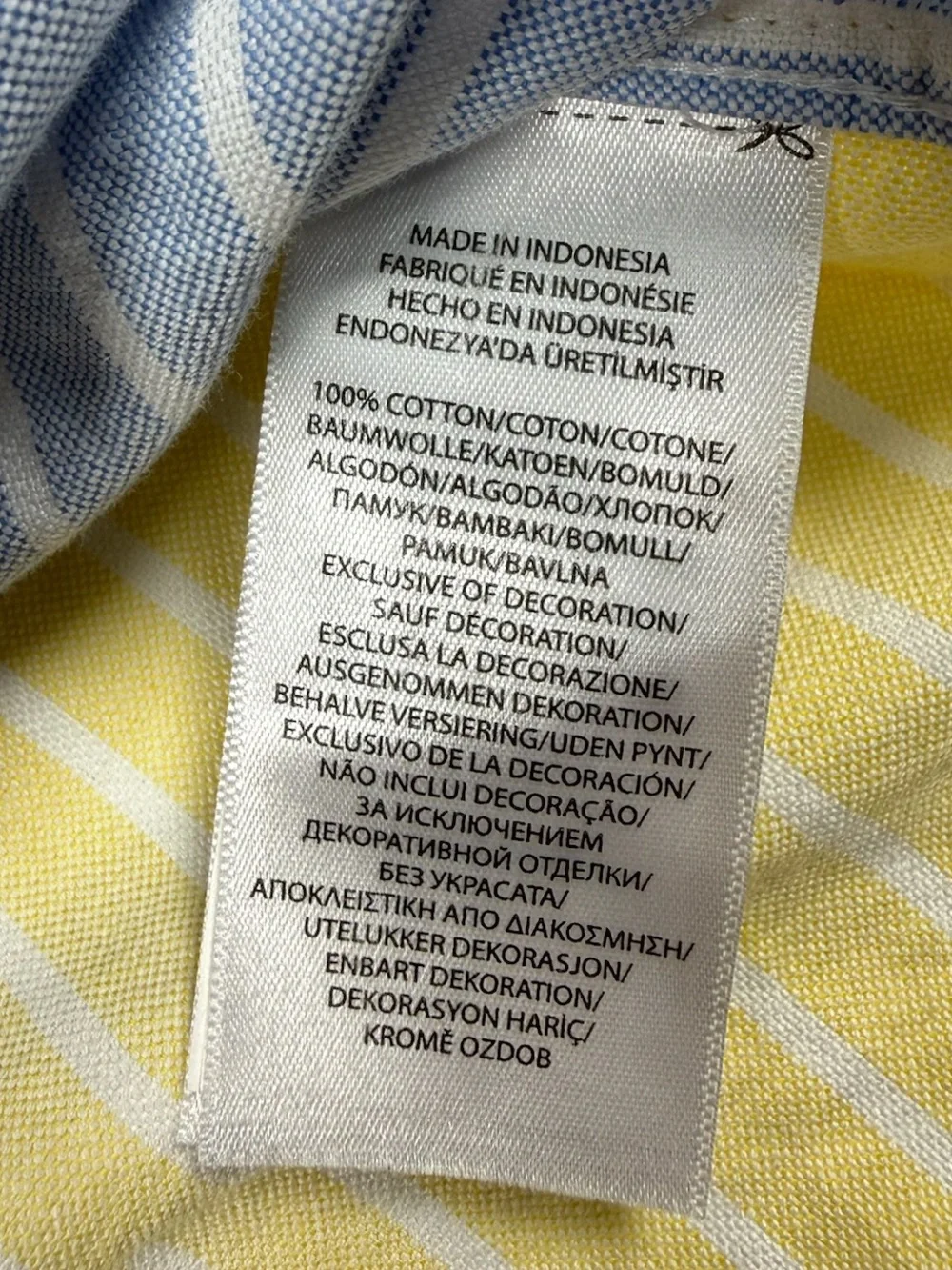 RALPH LAUREN Boys’ Multi-Colored Pastel Stripe Oxford Button Down 8 Preppy